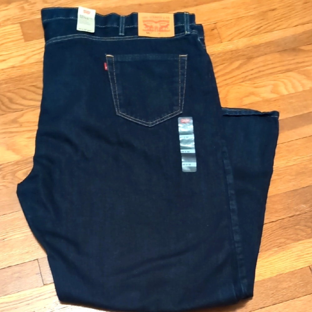 Levi's Men's Relaxed Jeans in Dark Blue